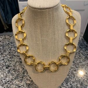 Camrose and Kross gold plated link necklace
